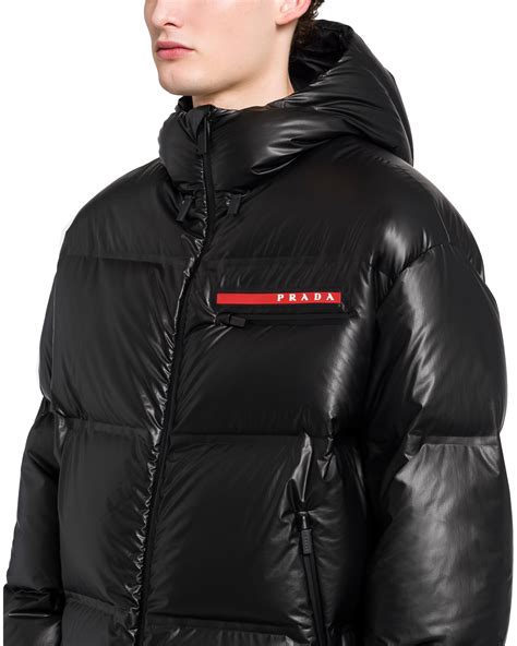 prada down jacket men& 39|prada coat men's puffer.